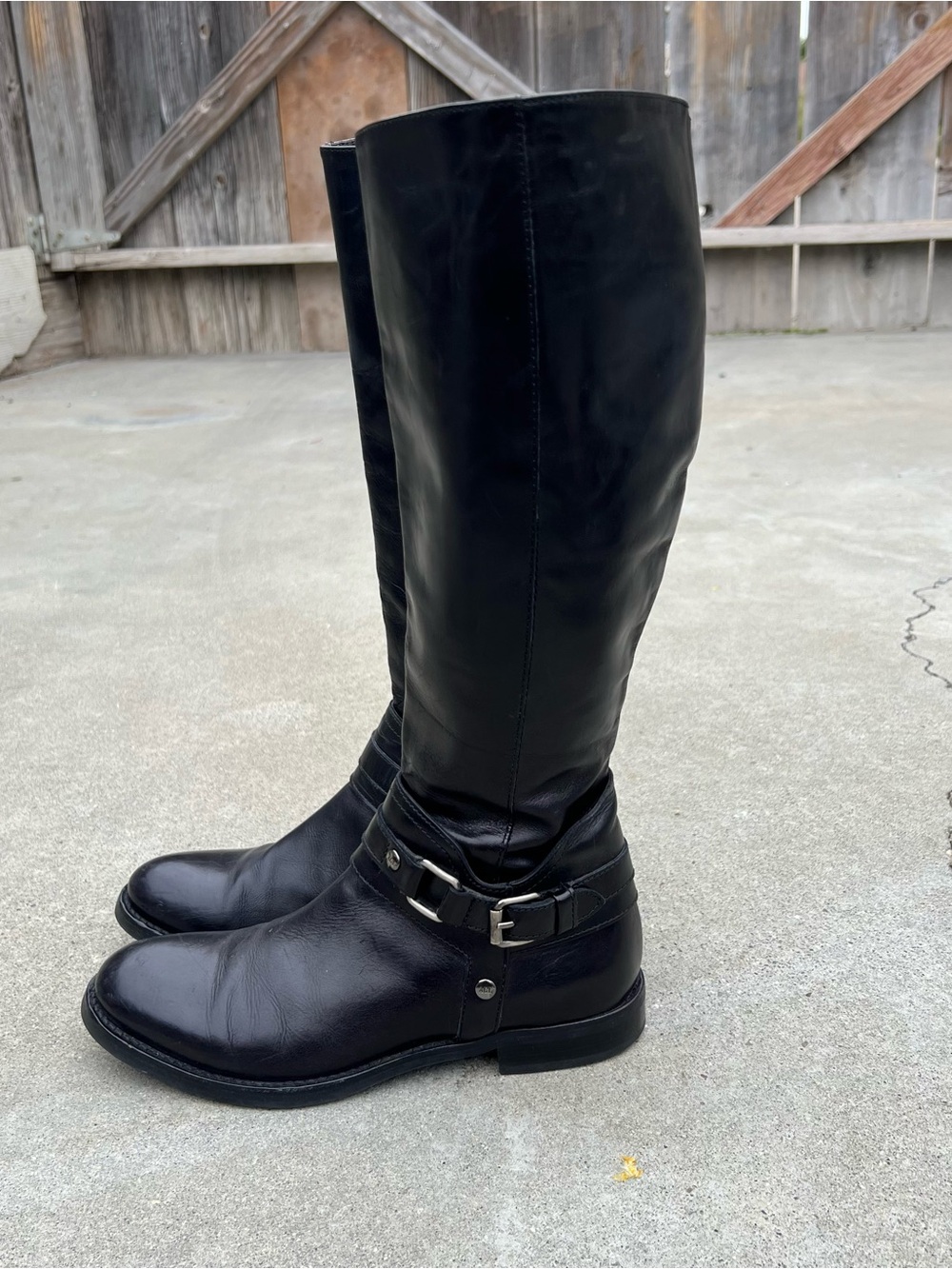 AGL Attilio Giusti Leombruni Women’s Black Riding Boots Size 5.5 US Worn Once